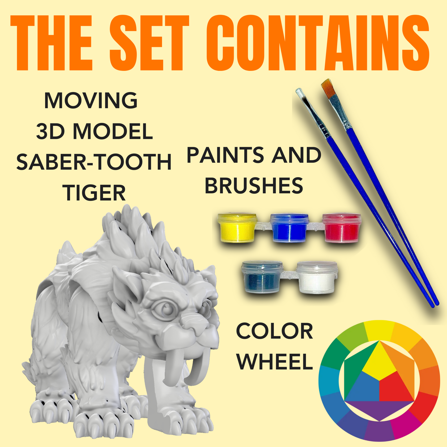 Šavlozubý tygr - pohyblivý