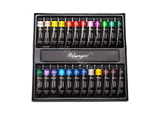 Akrylové barvy 12 ml x 24 ks