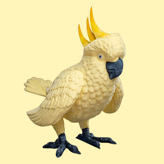 Papoušek kakadu - pohyblivý