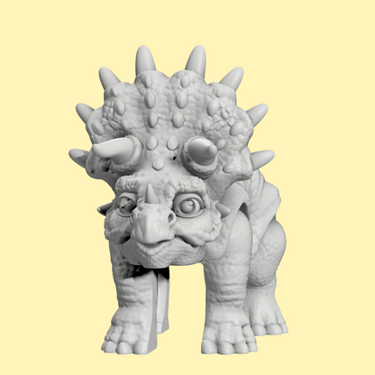 Triceratops - pohyblivý