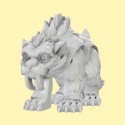 Šavlozubý tygr - pohyblivý