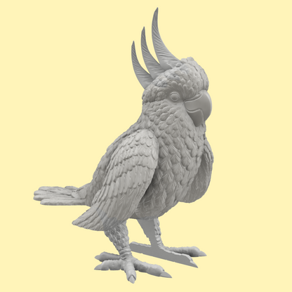 Papoušek kakadu - pohyblivý